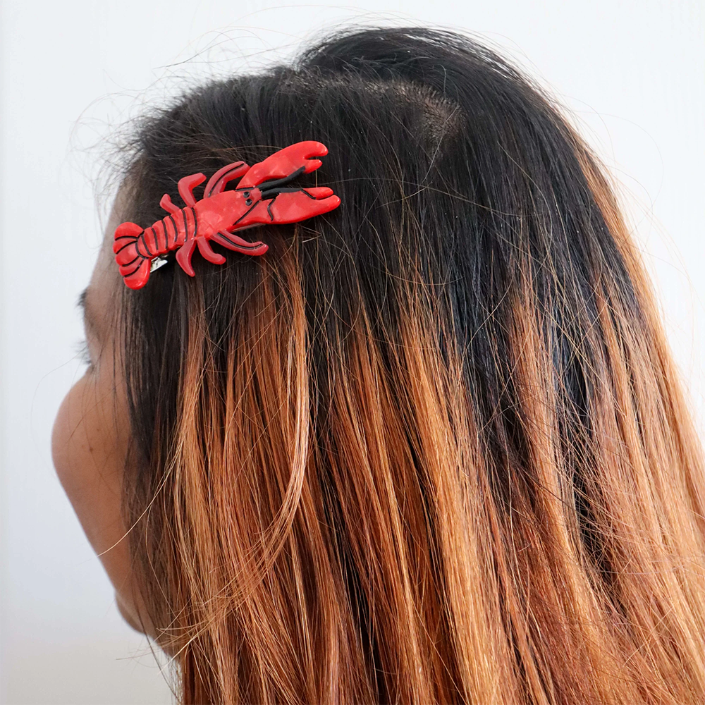 Alligator Hair Clip Set - Lobster