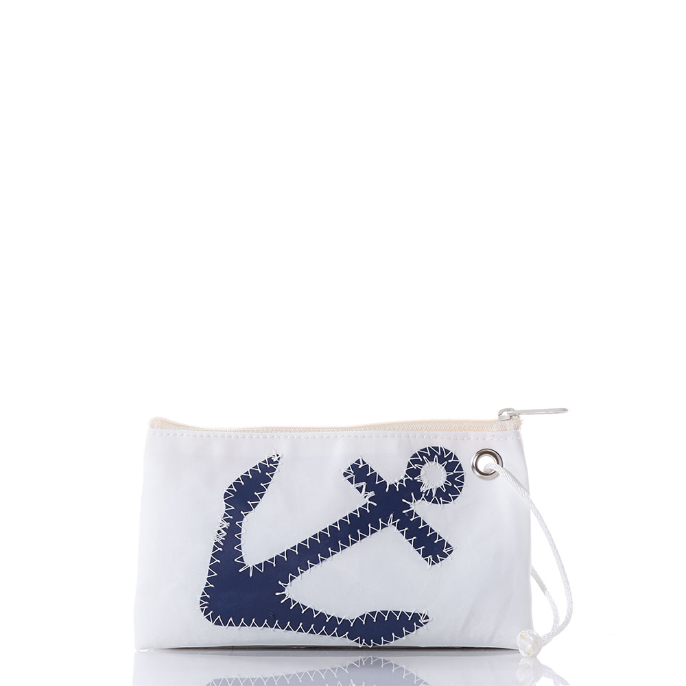 Sea Bags Wristlet - Navy Anchor