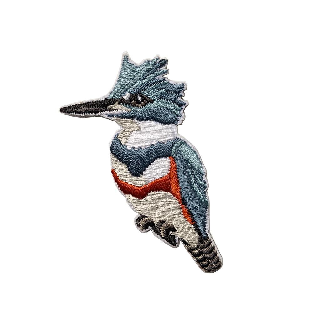 Bird Collective Patch - Belted Kingfisher