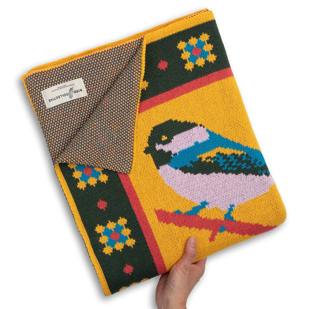 Bird Collective Knit Blanket - Eastern Natives