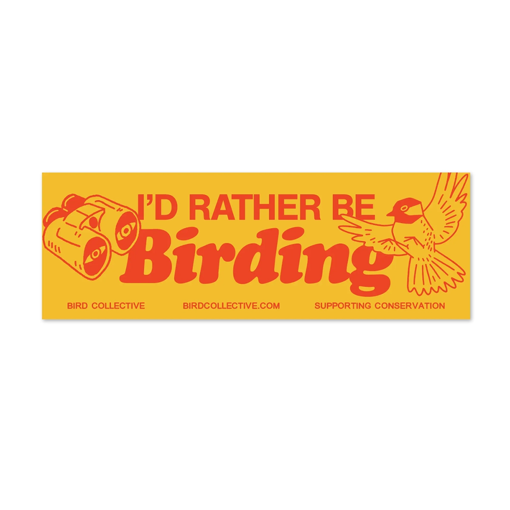 Bird Collective Bumper Sticker - Rather Be Birding