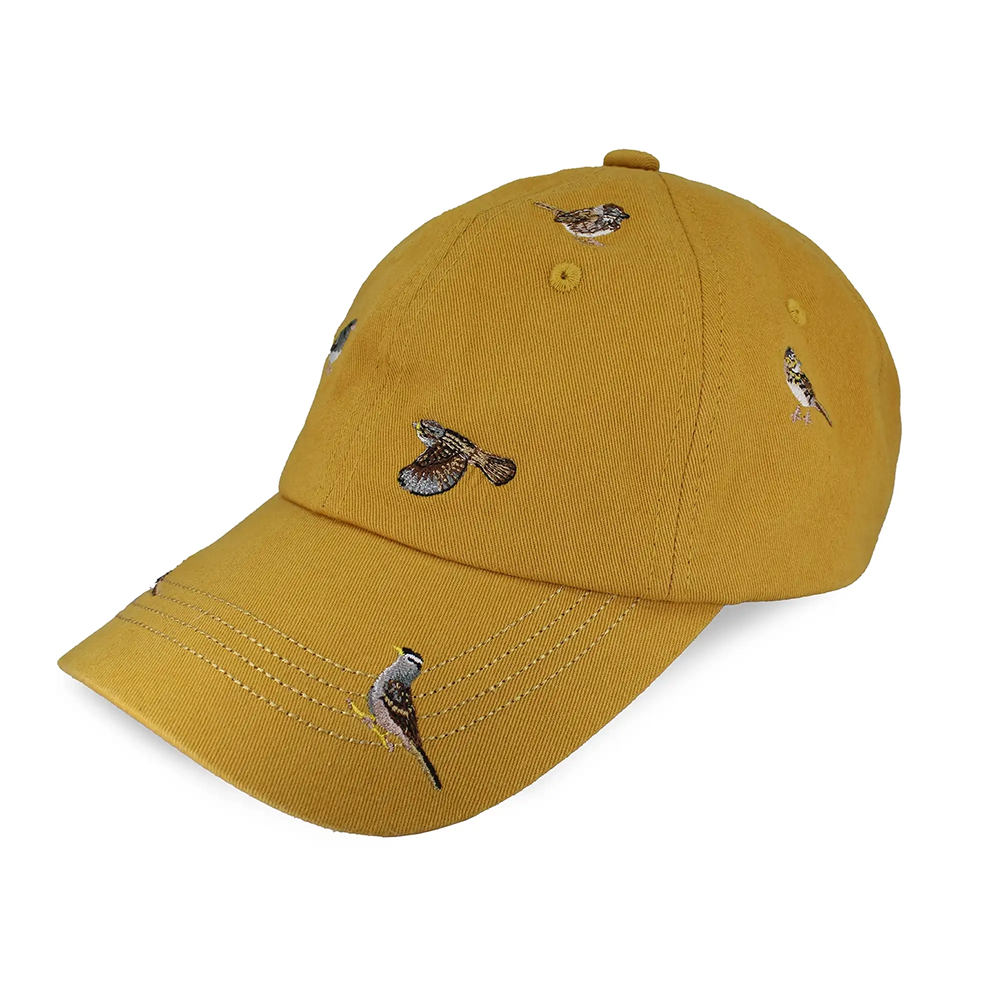 Bird Collective Baseball Hat - Sparrows Mustard
