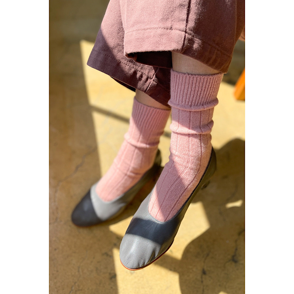 Le Bon Shoppe Classic Cashmere Socks - Rose Petal