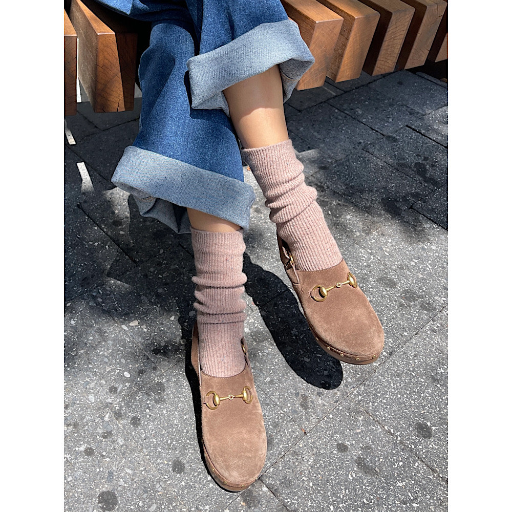 Le Bon Shoppe Snow Socks - Mauve
