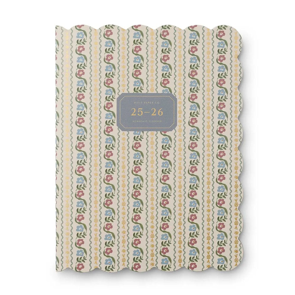 Rifle Paper Co. - 2026 Academic Appointment Notebook - 12 Month - Delphine
