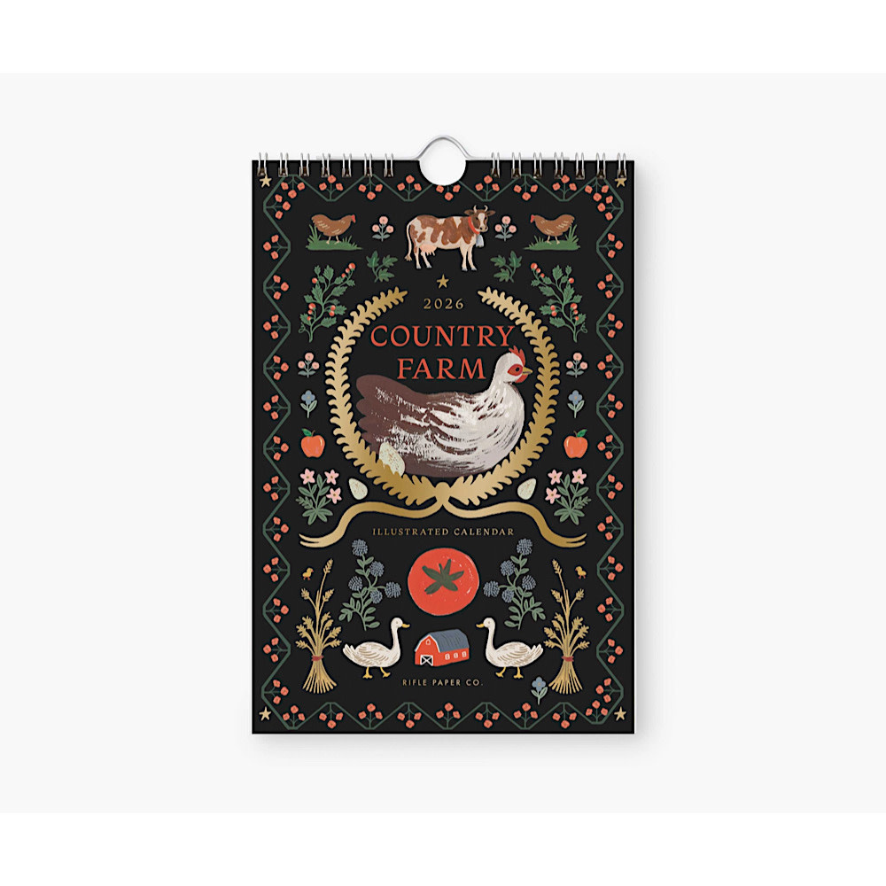 Rifle Paper Co. - 2026 Kitchen Calendar - Country Farm