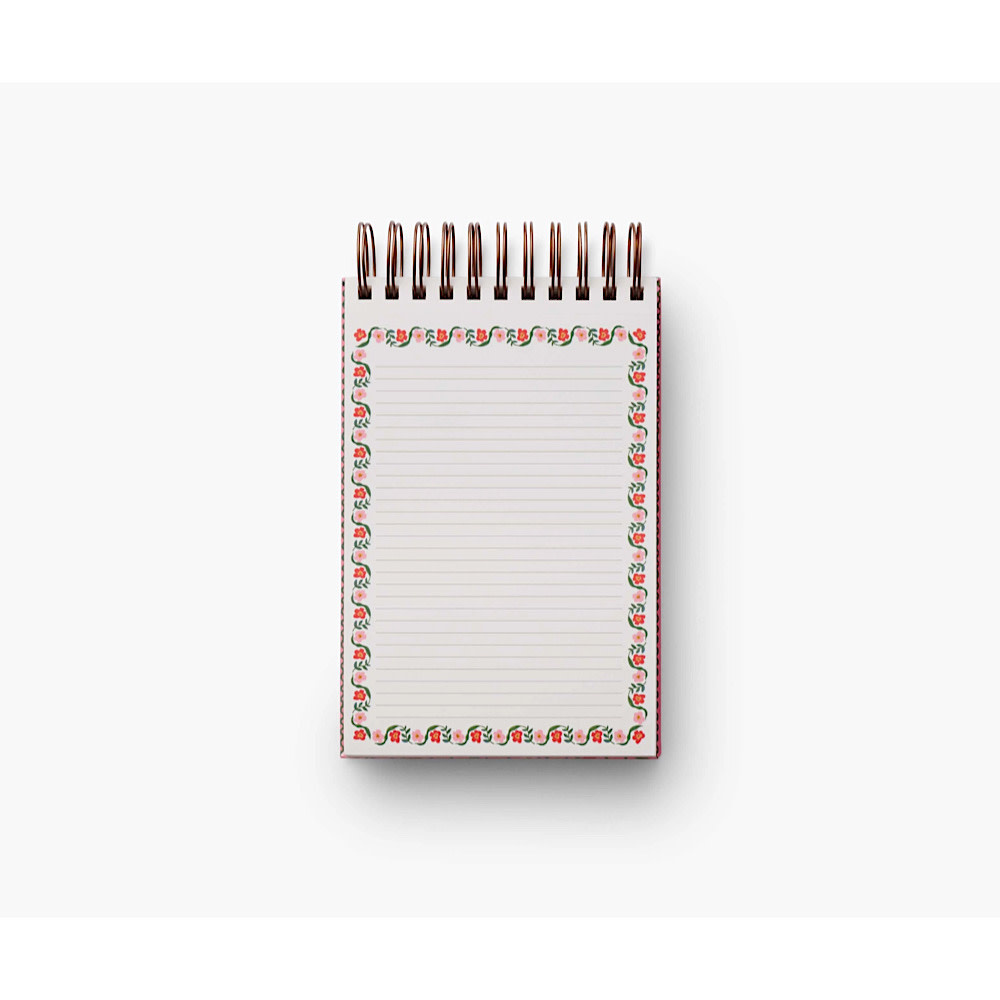 Rifle Paper Co. - Desktop Spiral Notepad - Delphine