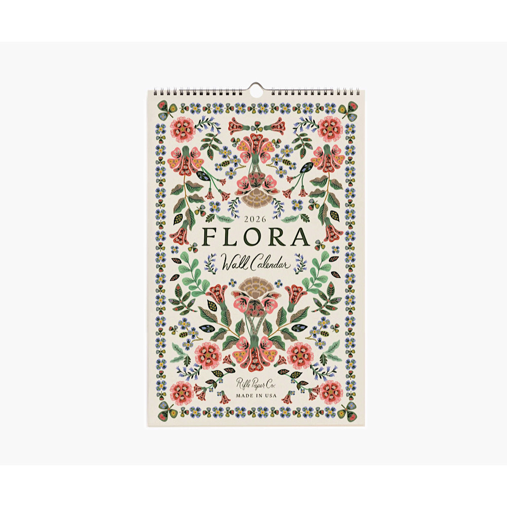 Rifle Paper Co. Rifle Paper Co. - 2026 Wall Calendar - Flora