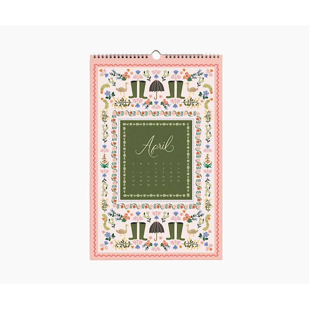 Rifle Paper Co. - 2026 Wall Calendar - Flora