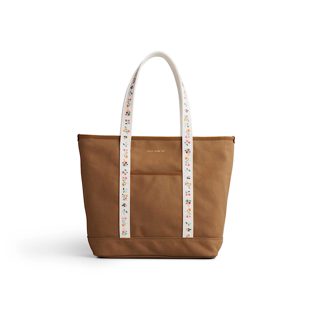 Rifle Paper Co. - Canvas Carry All - Ditsy Dahlia