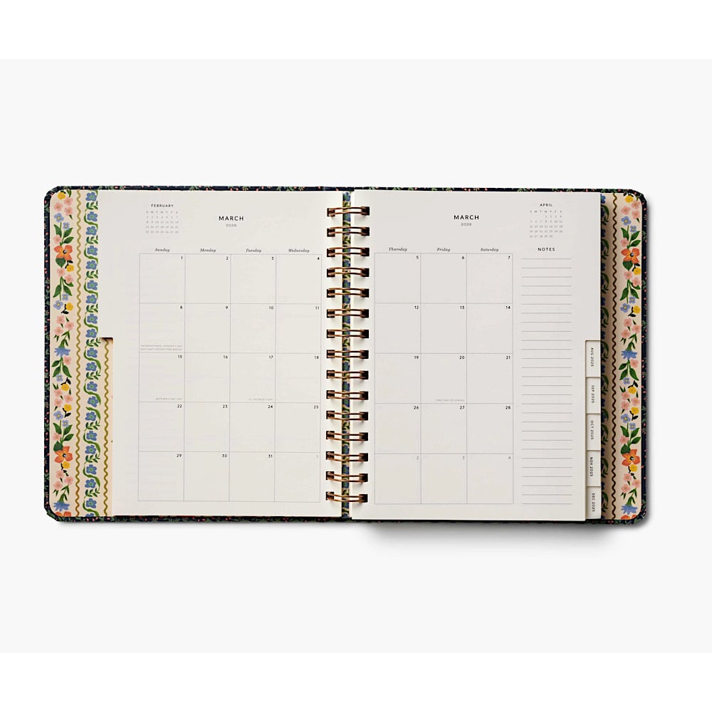 Rifle Paper Co. - 2026 Academic Spiral Planner - 17 Month - Wildwood