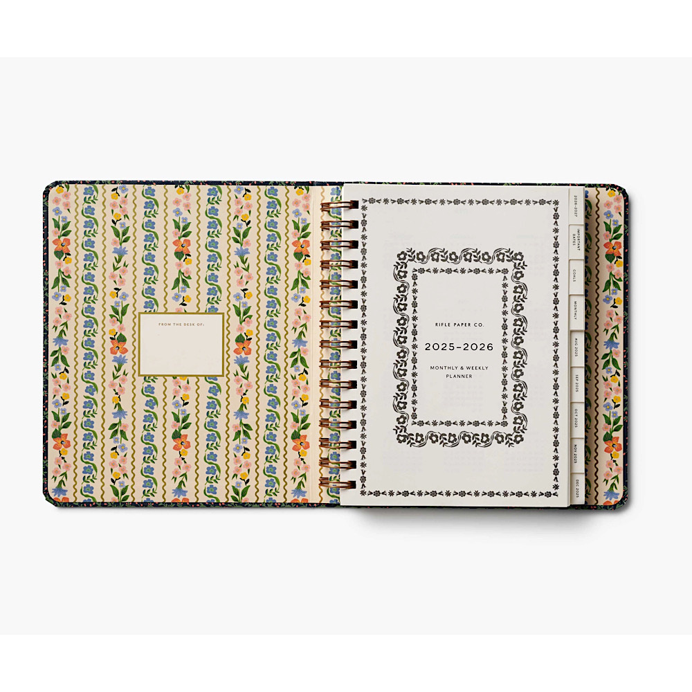 Rifle Paper Co. - 2026 Academic Spiral Planner - 17 Month - Wildwood
