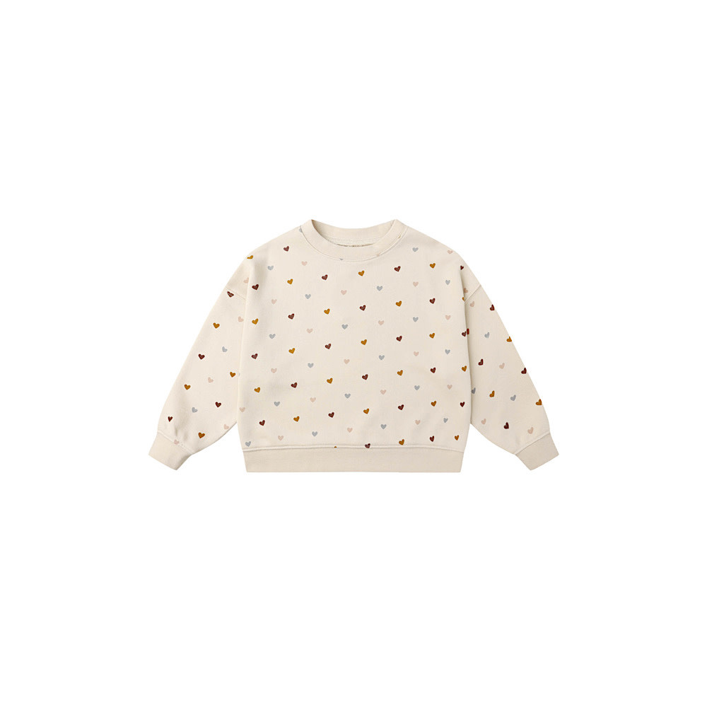 Rylee + Cru Rylee + Cru Boxy Pullover - Hearts