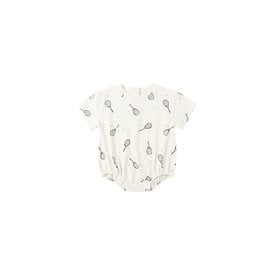 Rylee + Cru Rylee + Cru Relaxed Bubble Romper - Tennis