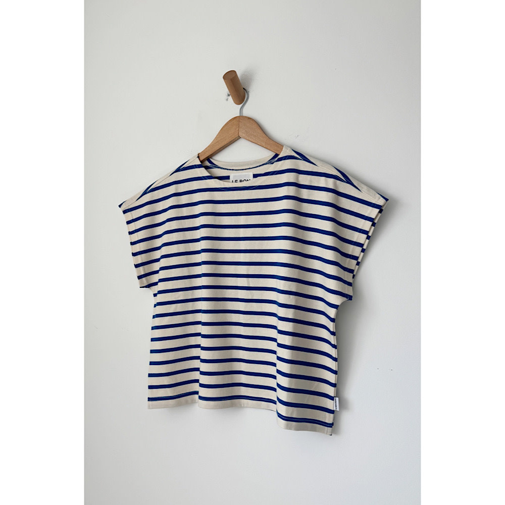 Le Bon Shoppe Le Bon Shoppe Manon Tee - Blue Stripe
