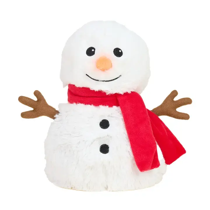 Warmies - Red Scarf Snowman