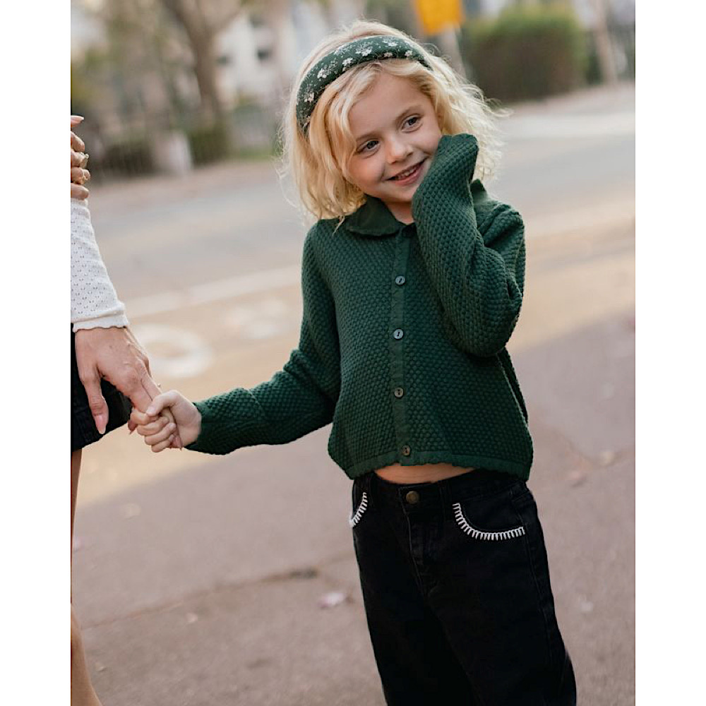 Rylee + Cru Rio Cardigan - Green