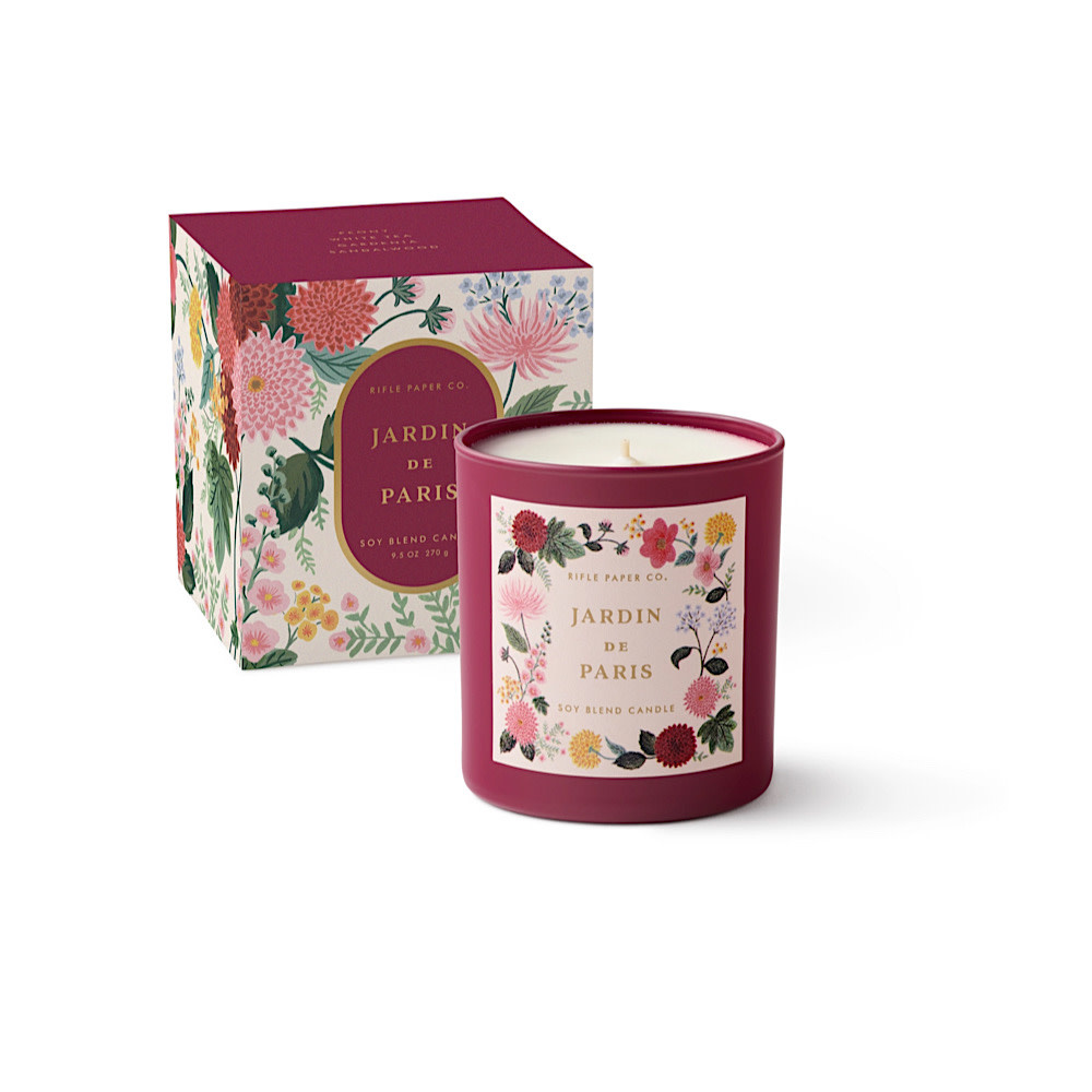 Rifle Paper Co. Rifle Paper Co. Candle 9 oz - Dahlia Jardin de Paris