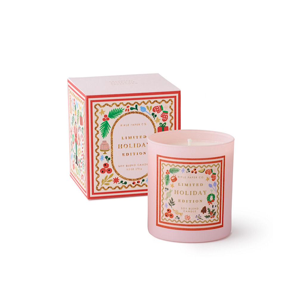 Rifle Paper Co. Rifle Paper Co. Candle 9 oz - Holly Jolly Nutcracker