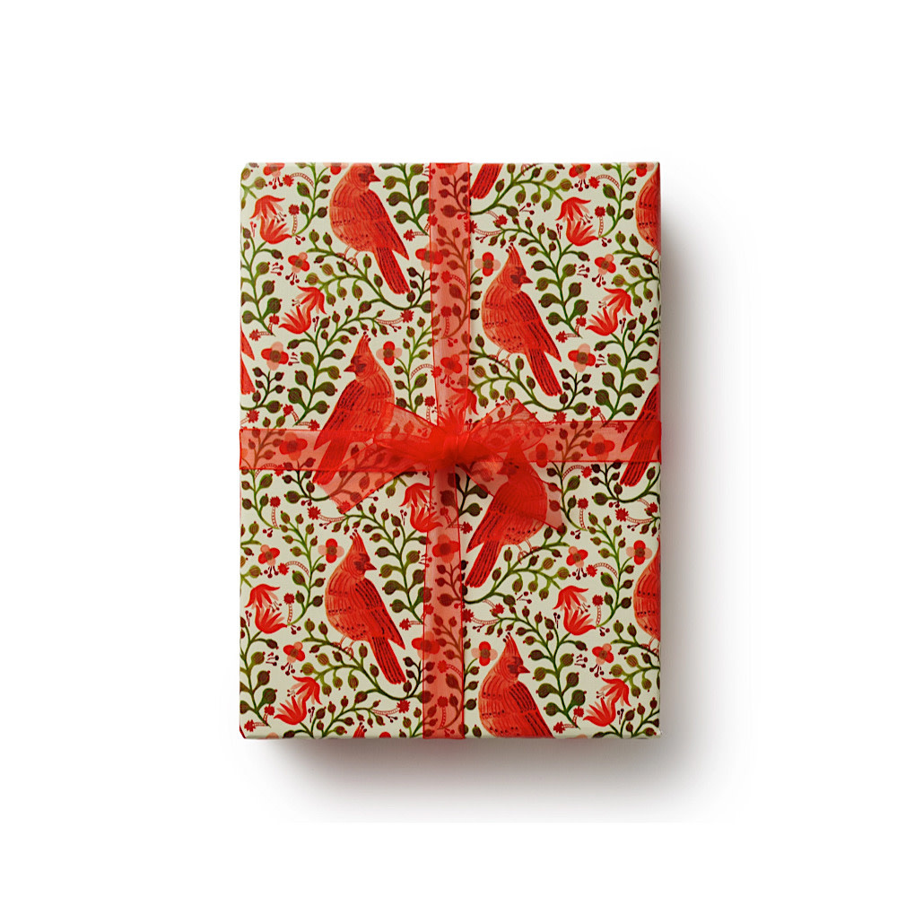 Rifle Paper Co. Rifle Paper Co. Continuous Wrapping Paper - Cardinals