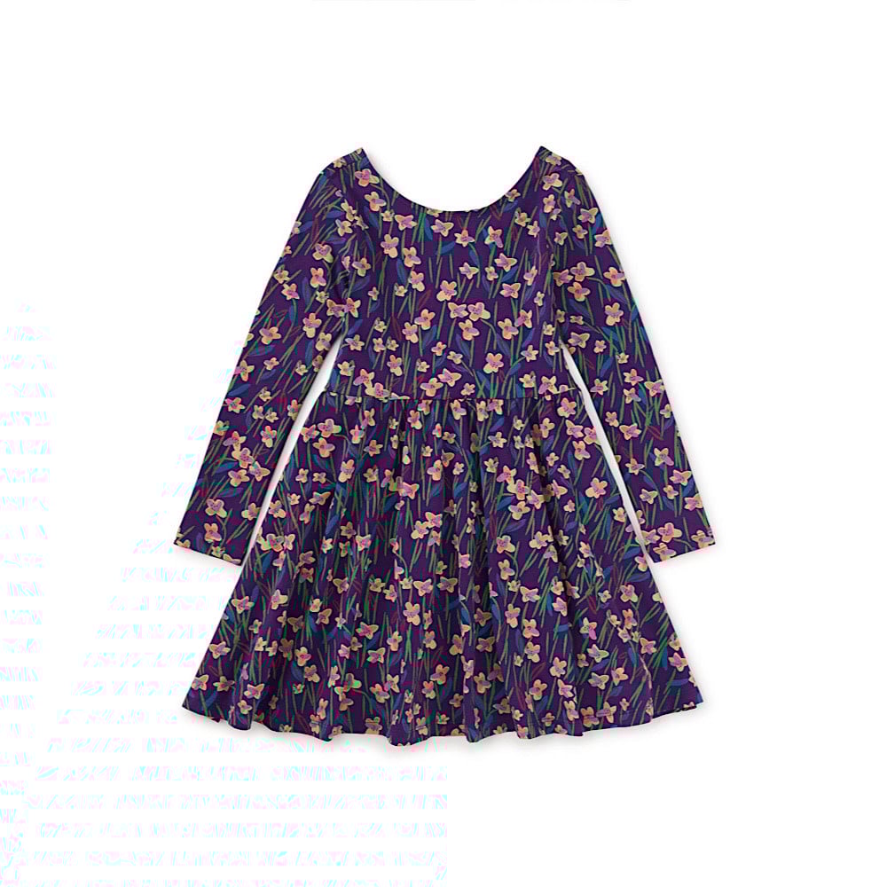 Tea Collection Tea Collection Printed Ballet Dress - Perfume Jasmine