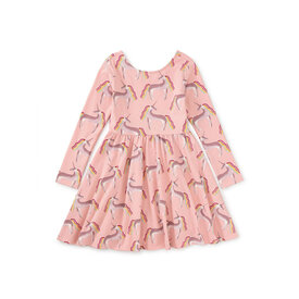 Tea Collection Tea Collection Printed Ballet Dress - Rainbow Unicorn