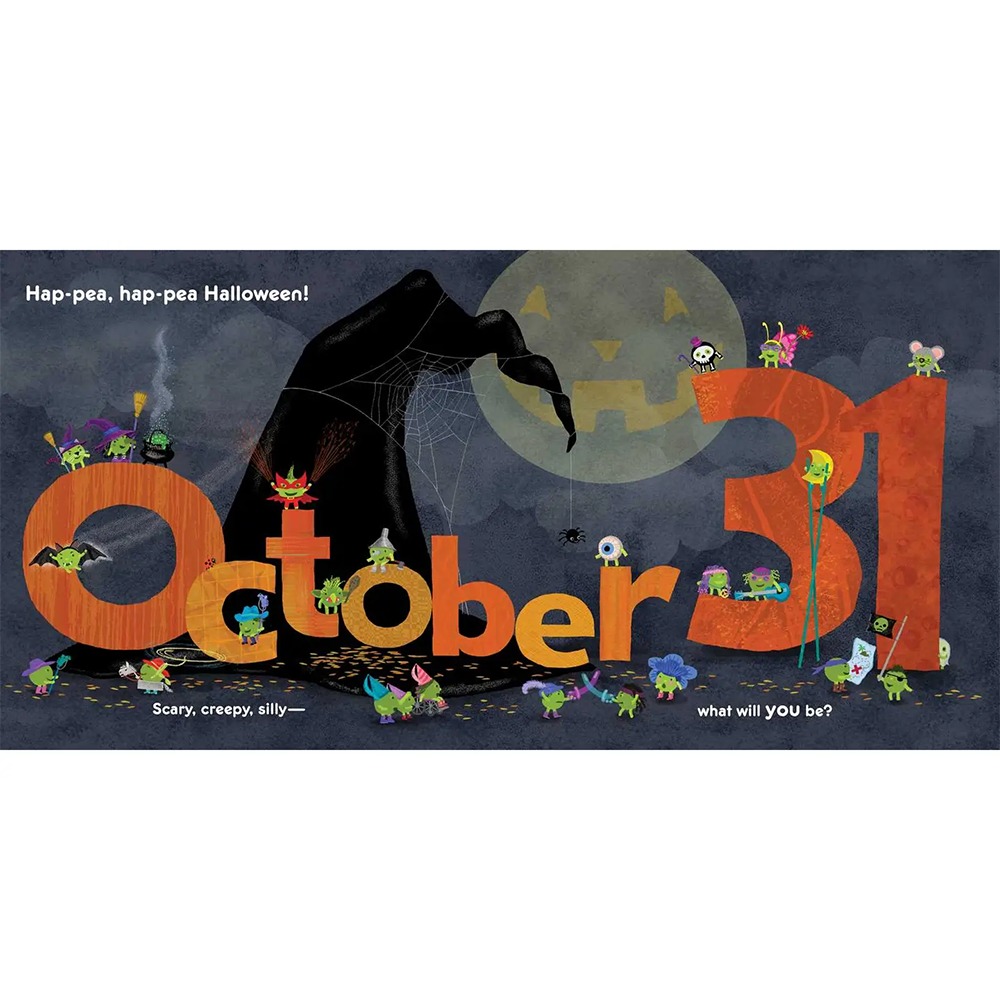 Hap-Pea Halloween Board Book