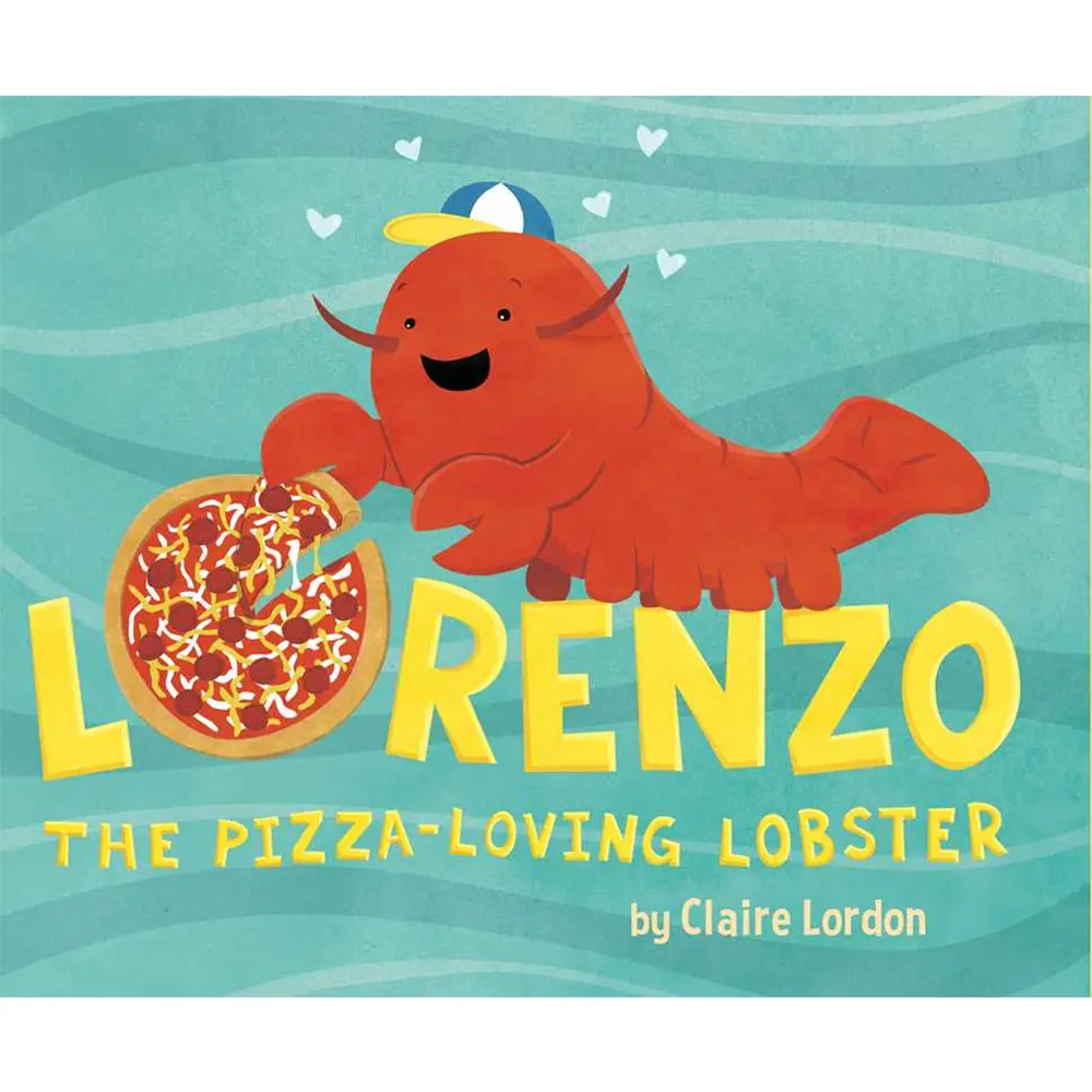 Simon & Schuster Lorenzo the Pizza Loving Lobster Hardcover Book