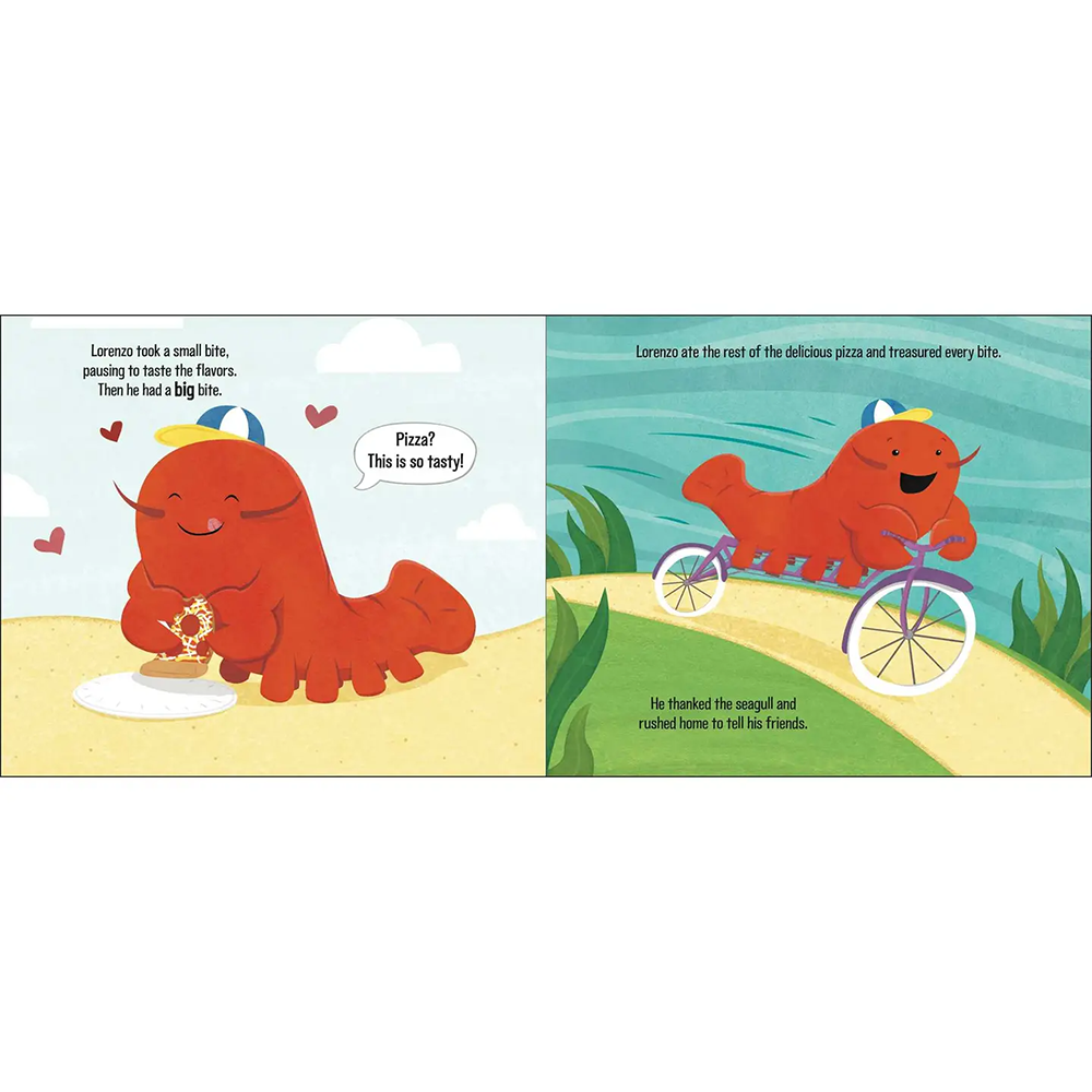 Lorenzo the Pizza Loving Lobster Hardcover Book