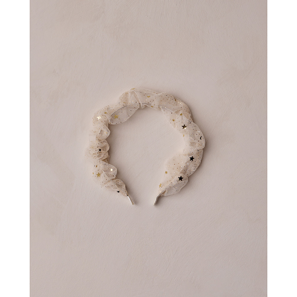 Noralee Gathered Headband - Champagne Stars
