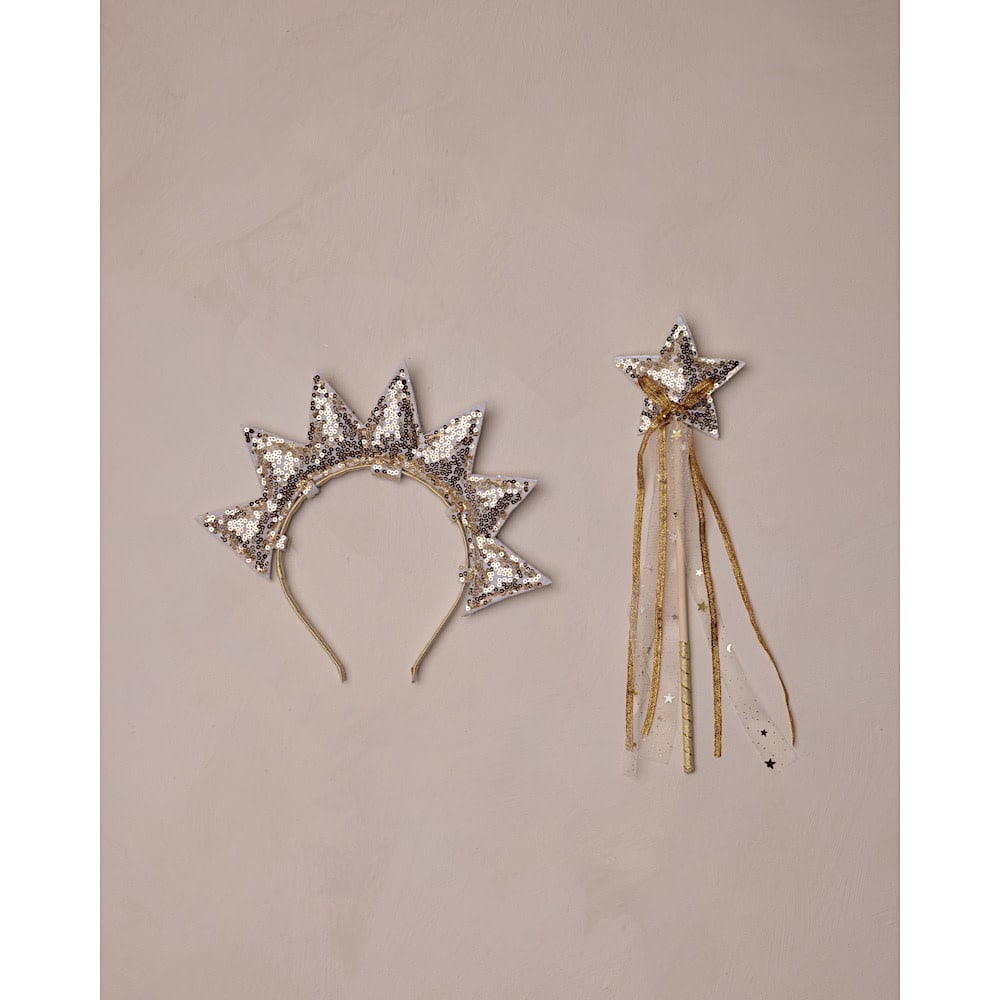 Noralee Sun Crown + Wand - Gold