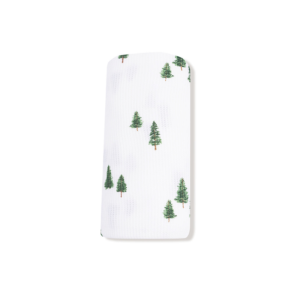 Angel Dear Swaddle Blanket 45x45 - Tiny Forest