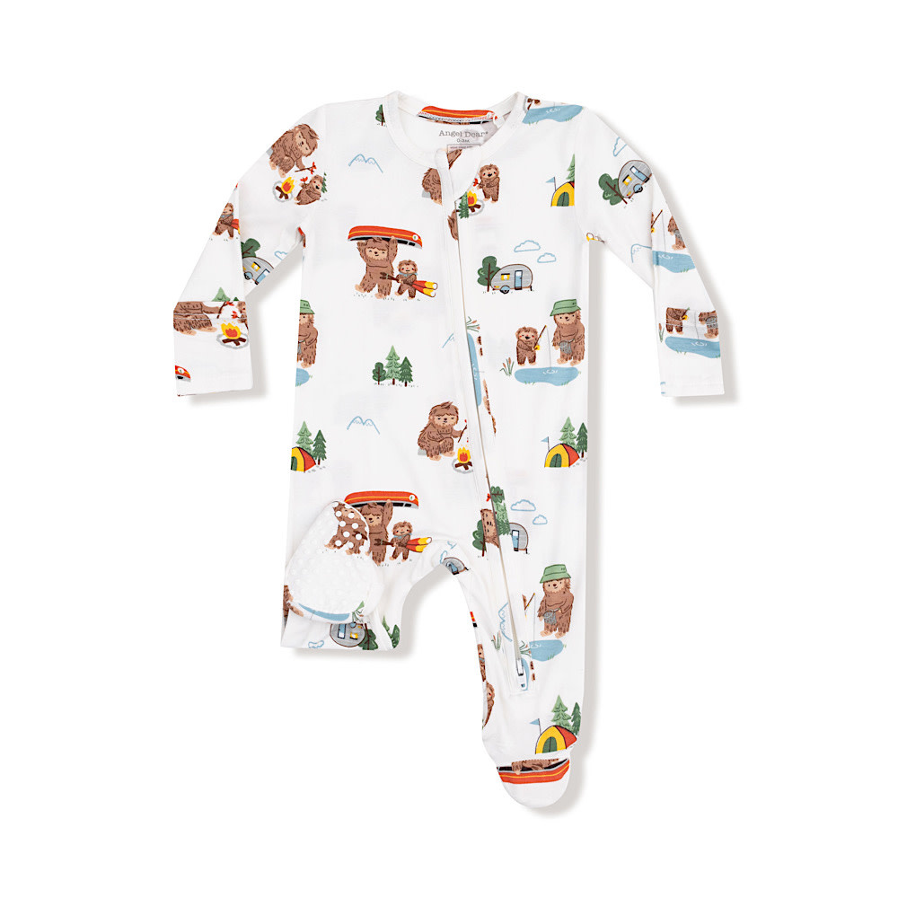 Angel Dear Angel Dear 2 Way Zipper Footie Romper - Bigfoot Camping