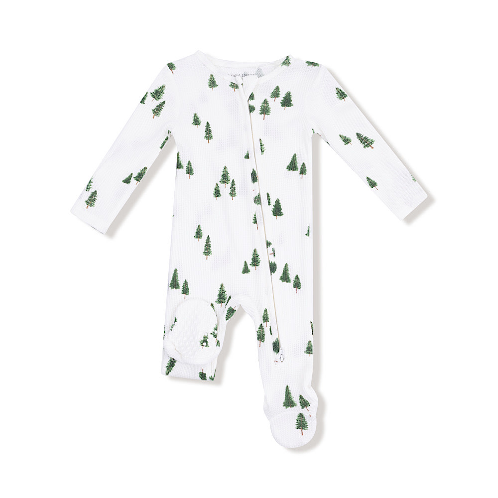 Angel Dear 2 Way Zipper Footie Romper - Tiny Forest