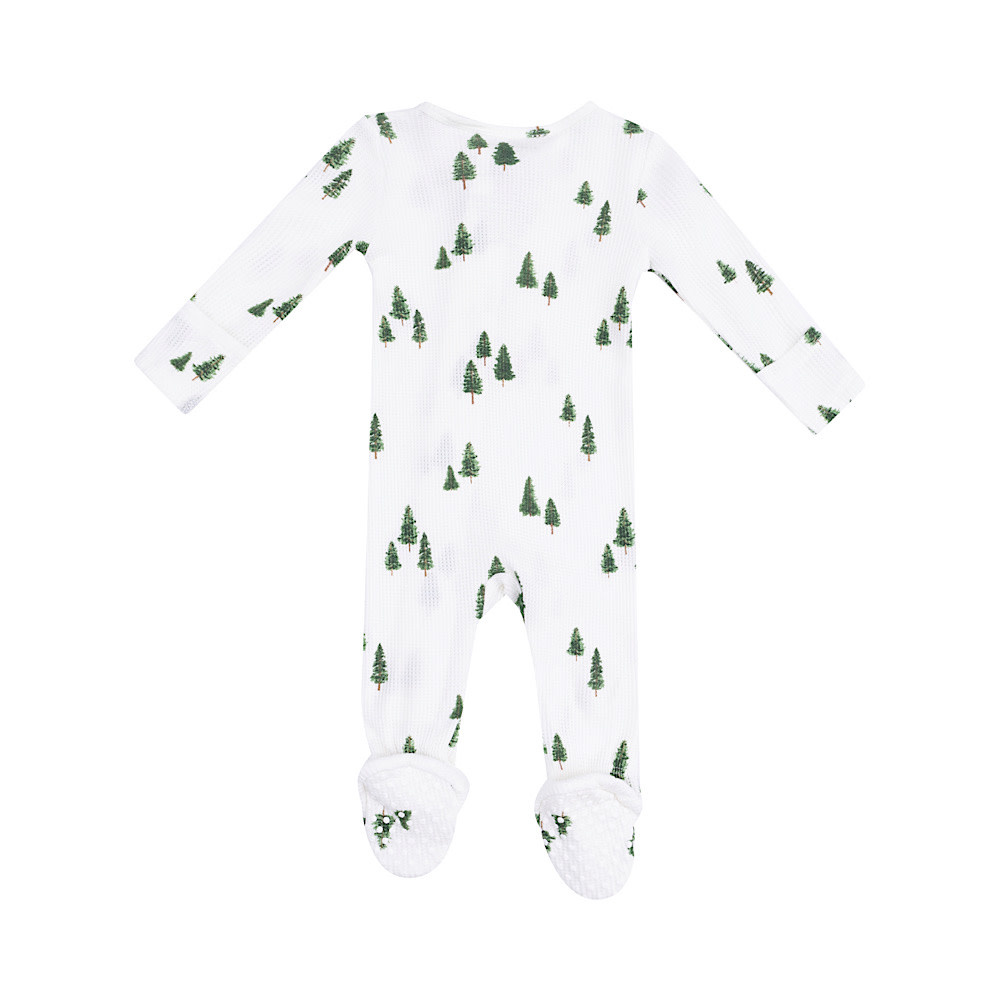 Angel Dear 2 Way Zipper Footie Romper - Tiny Forest
