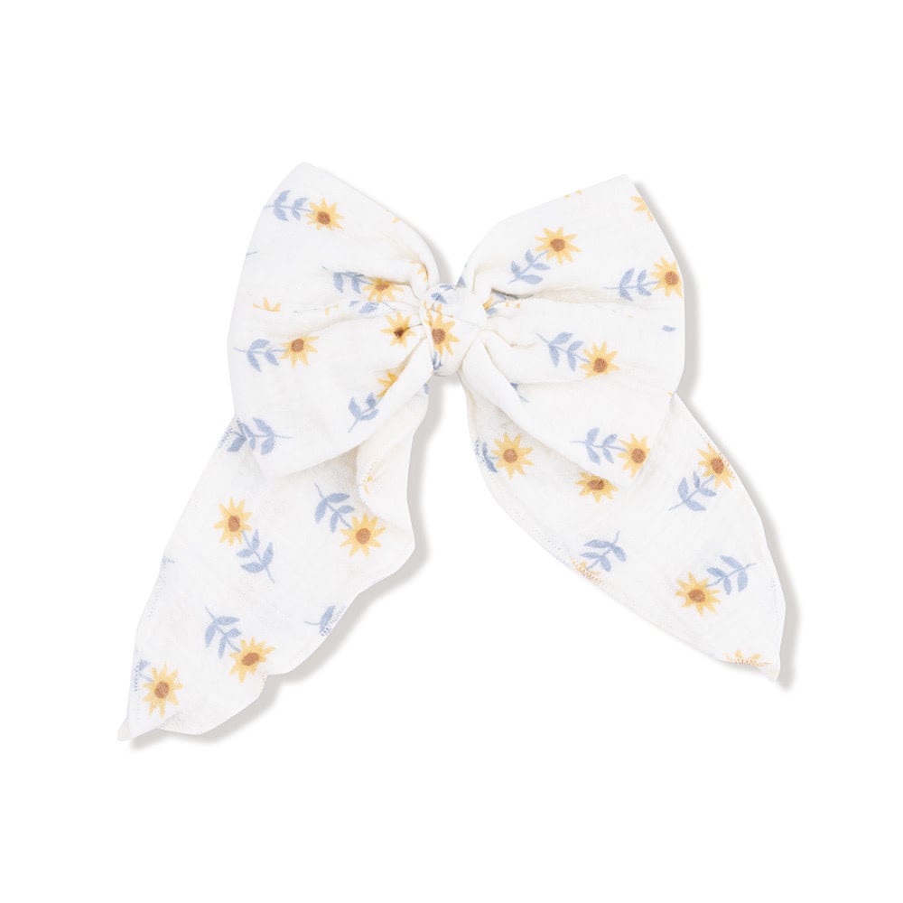 Angel Dear Angel Dear Bow w/ Tails Clip In - Western Sunflower