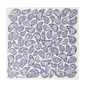 Hearth & Harrow Hearth & Harrow Cotton Tea Towel - Blue Oyster