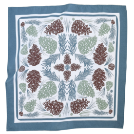 Hearth & Harrow Hearth & Harrow Cotton Bandana - Soft Green Pine Cone