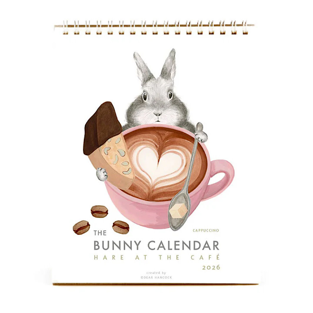 Dear Hancock 2026 Calendar - Hare at the Cafe