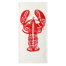 Hearth & Harrow Hearth & Harrow Cotton Tea Towel 17x38 - Lobster