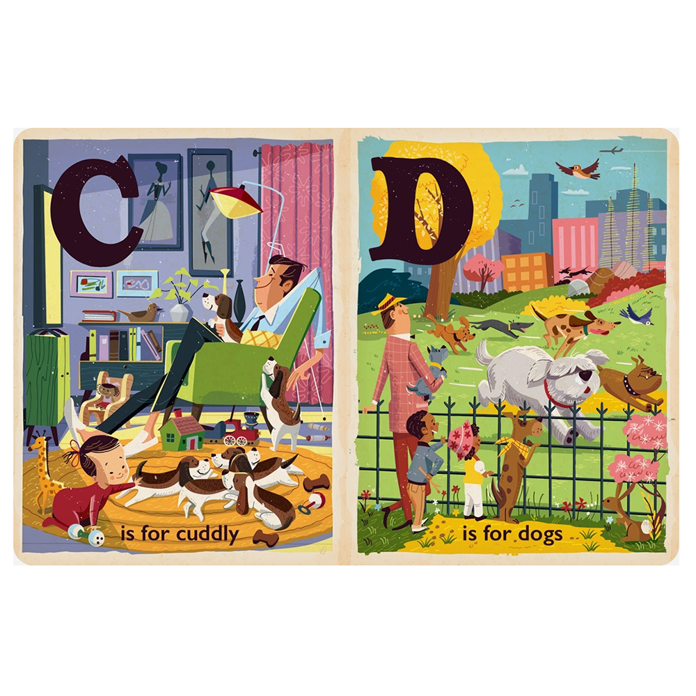 D Is For Dogs Board Book
