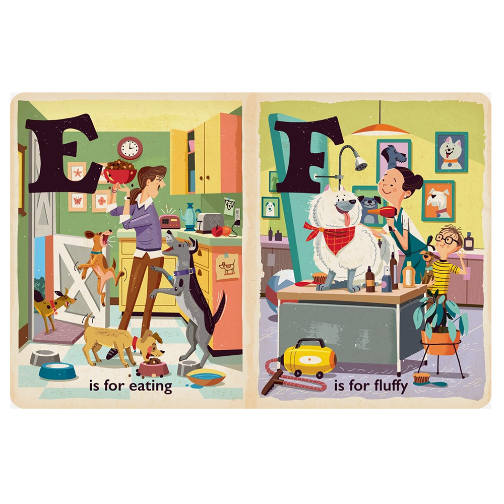 D Is For Dogs Board Book