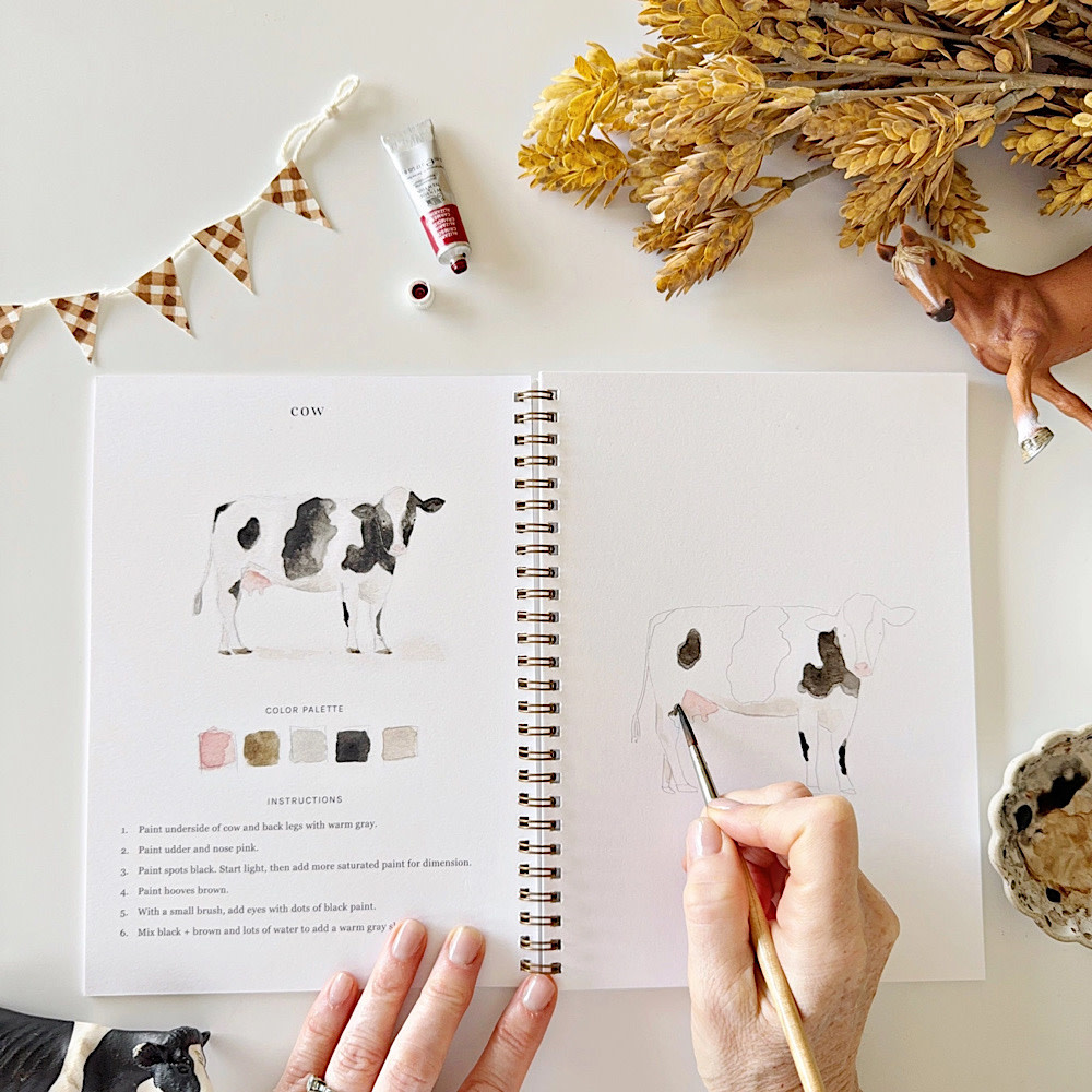 Emily Lex Studio Watercolor Workbook - Farm