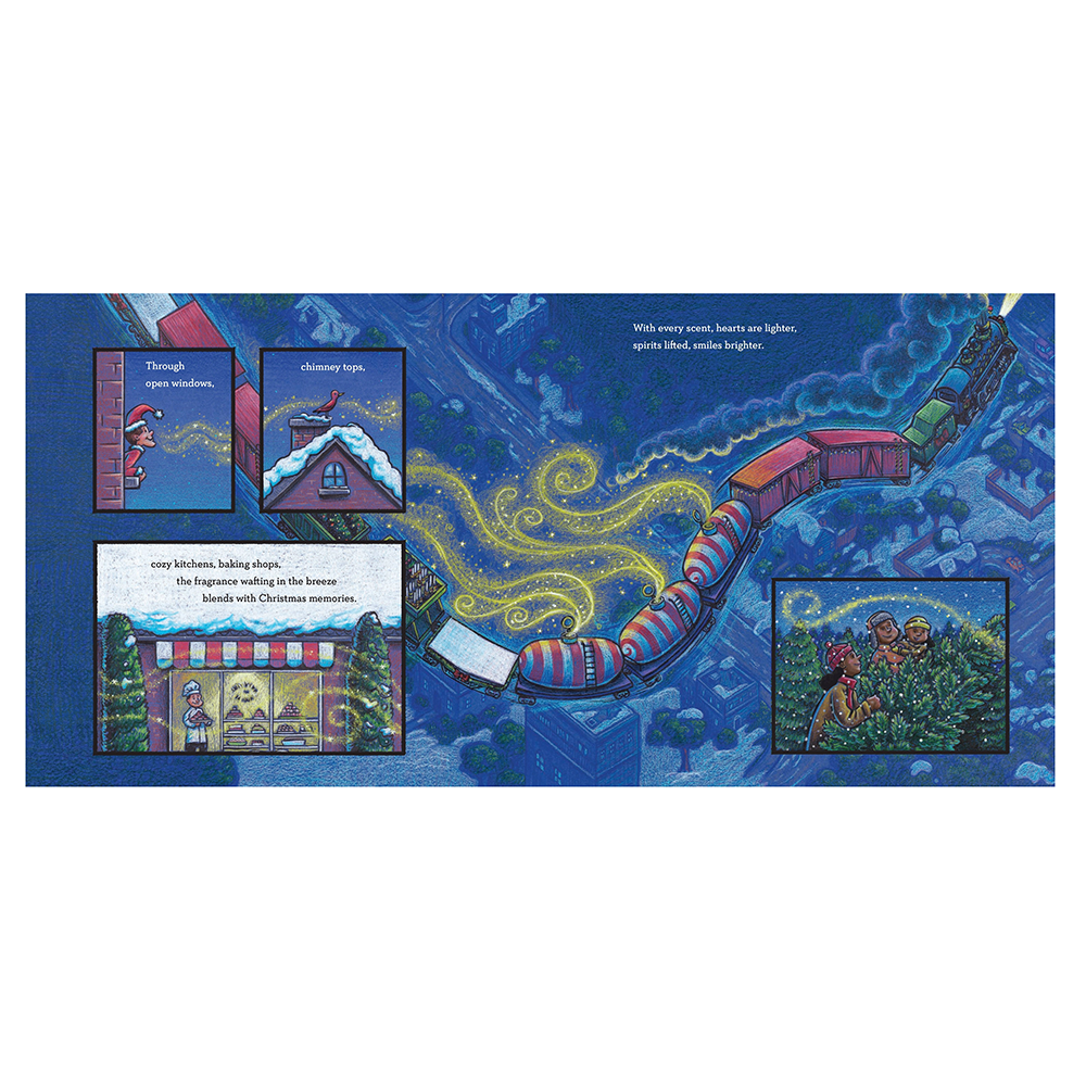 Steam Train Dream Train: Next Stop, Christmas! Hardcover Book