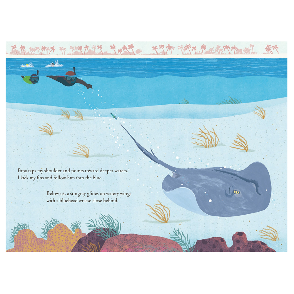 Over and Under the Coral Reef Hardcover Book