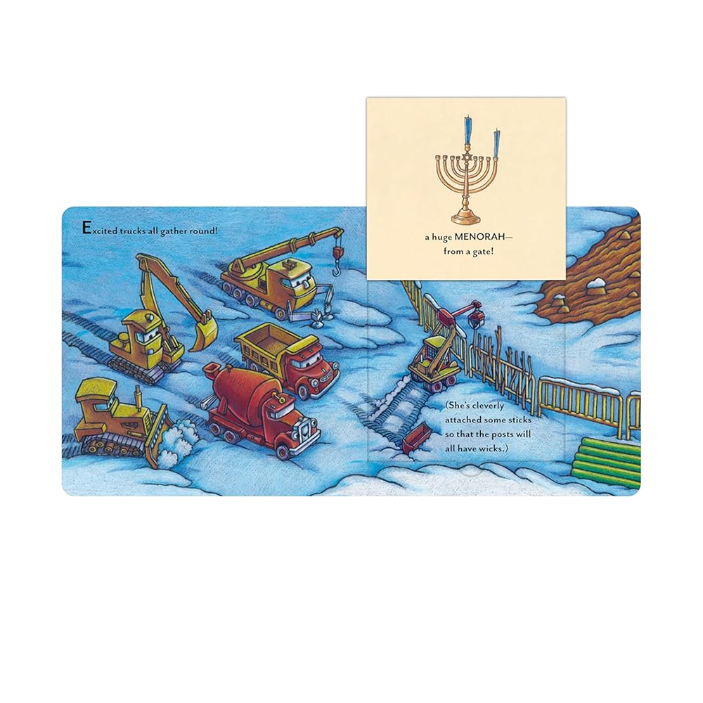 Construction Site Hanukkah Lights Board Book