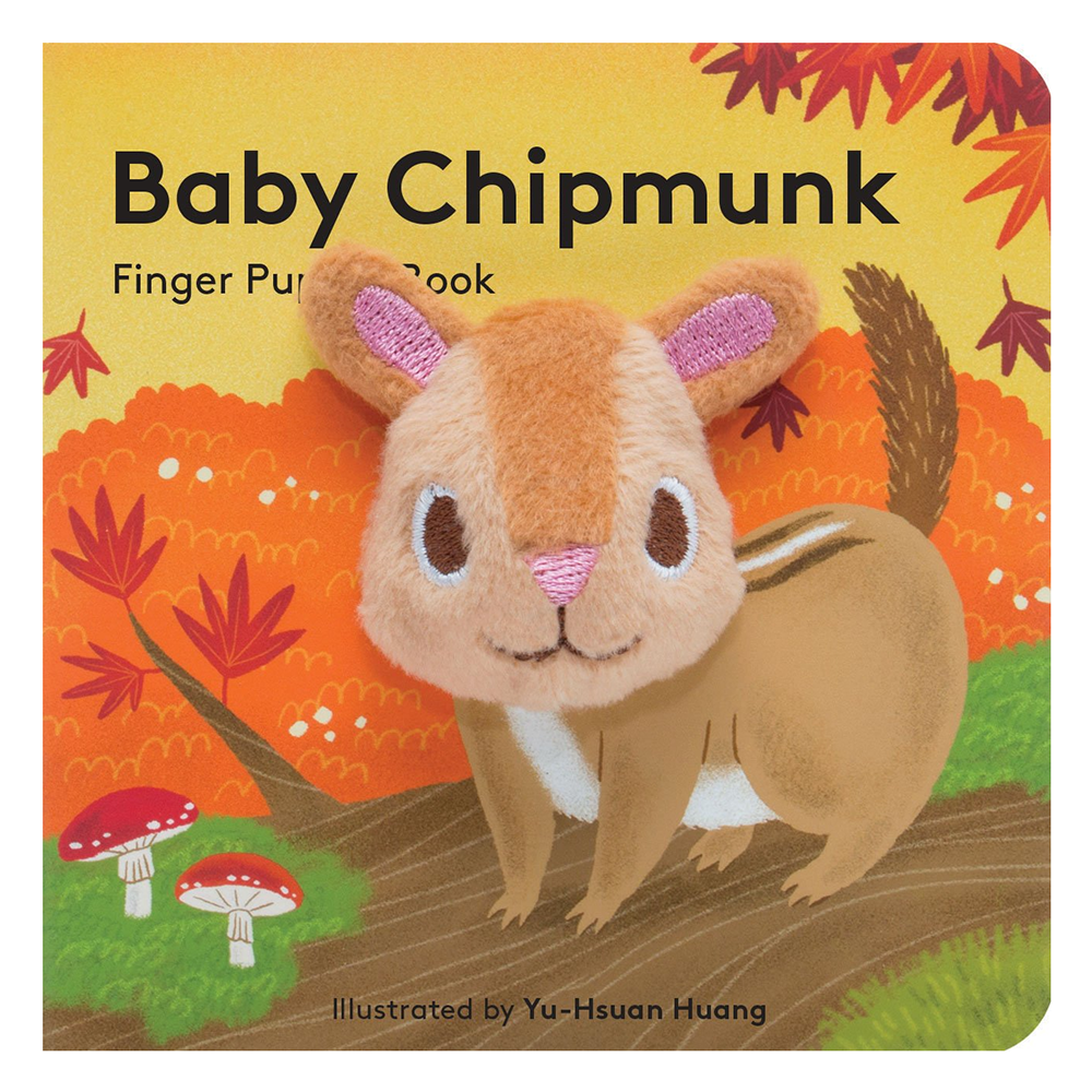 Chronicle Baby Chipmunk Finger Puppet Board Book