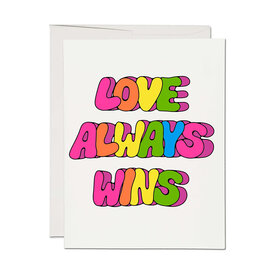 Red Cap Cards Red Cap Cards - Love Always Wins Card