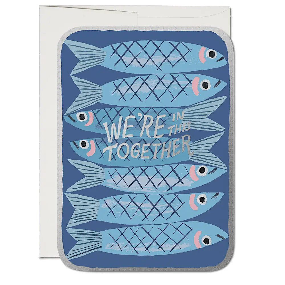 Red Cap Cards - Sardines Encouragement