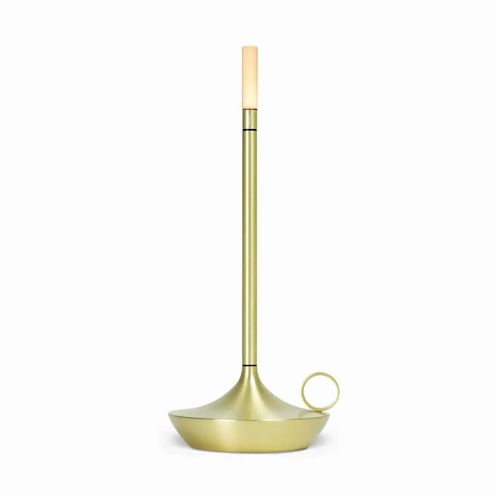 Wicks Candle Lamp - Classic - Brass